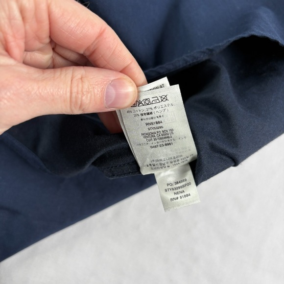 Patagonia Shop Shirt Mens XL Blue Button Up Casual Utility Camp Outdoor NEW - Picture 9 of 11
